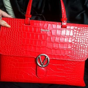 Valentino red satchel